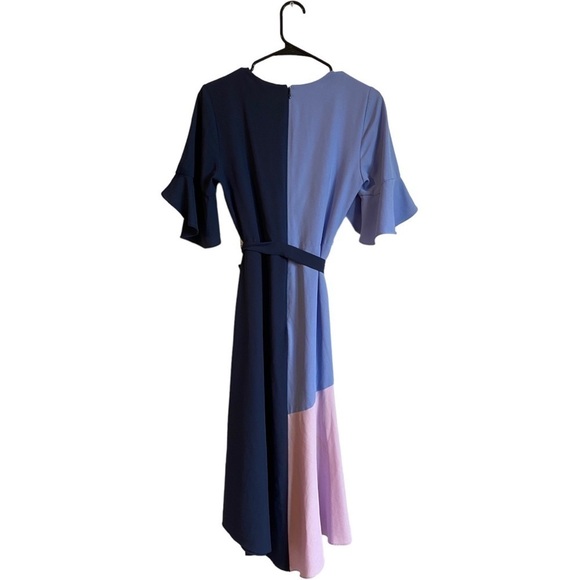 Hutch Colorblock Wrap Dress - Picture 2 of 8
